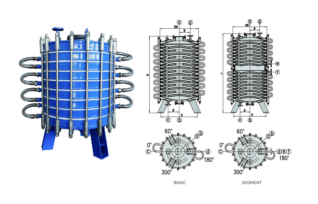 Glass Lined Plate Condenser