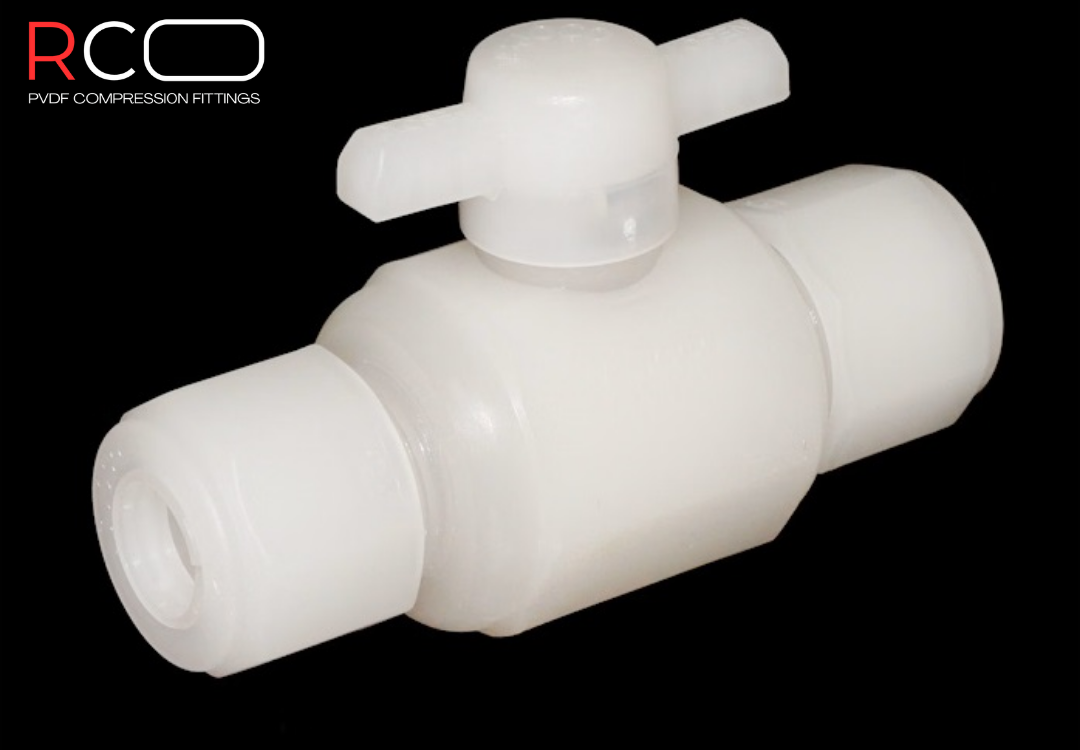 PVDF Ball Valve tube fitting